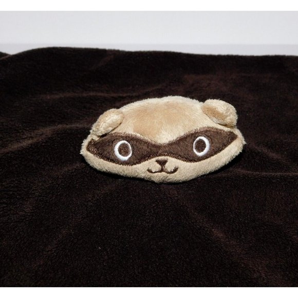 2009 Gymboree Brown Raccoon Security blanket Infant Baby Lovey Nunu UNUSED - Picture 3 of 5